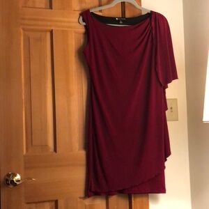 Ladies Burgundy dress